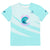 Bay Area Breakers Youth Crew Neck Short Sleeve T-Shirt - Turquoise "Ride the Tide"