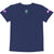 Bay Area Breakers Kids Crew Neck Short Sleeve Shirt - Dark Eclipse Blue "Ride the Tide"