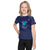 Bay Area Breakers Kids Crew Neck Short Sleeve Shirt - Dark Eclipse Blue "Ride the Tide"