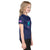 Bay Area Breakers Kids Crew Neck Short Sleeve Shirt - Dark Eclipse Blue "Ride the Tide"