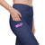 Bay Area Breakers Replica Crossover Leggings with Pockets - Blue  UPF 50+